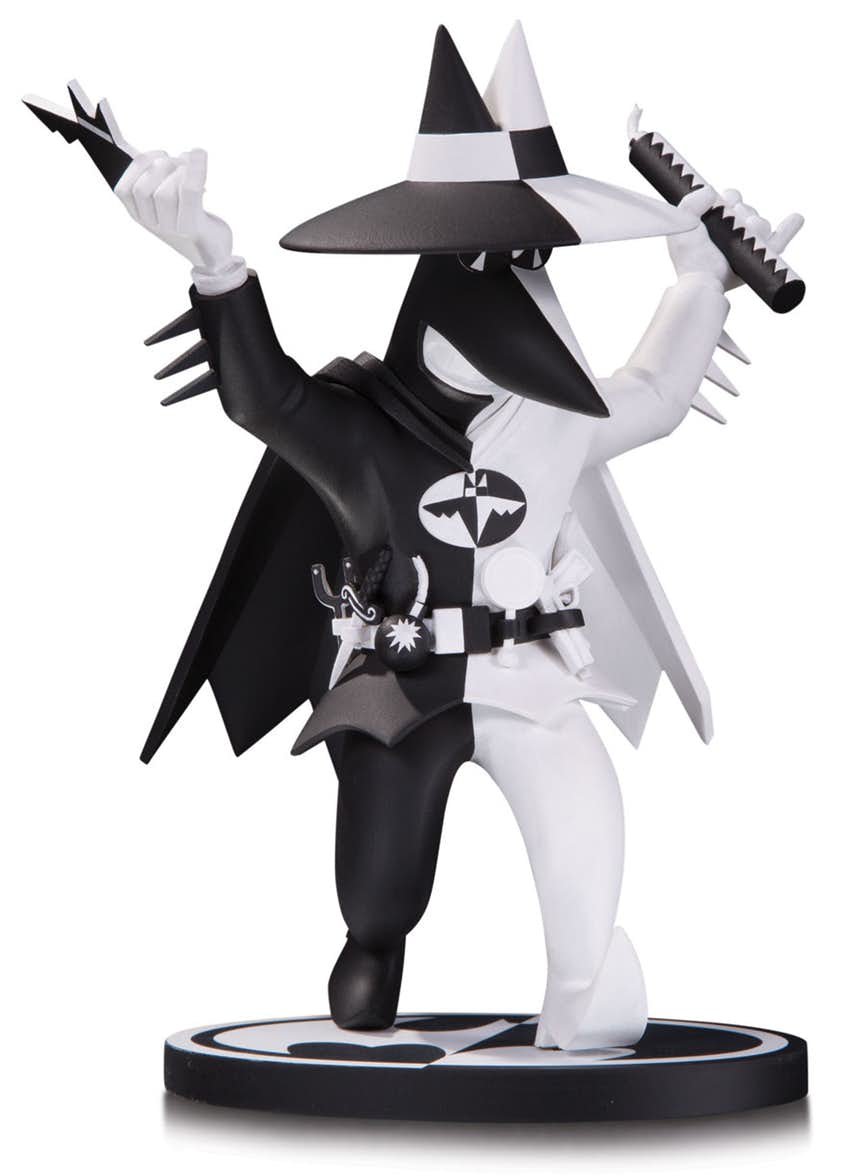 BATMAN BLACK & WHITE SPY VS. SPY AS BATMAN BY PETER KUPER STATUE